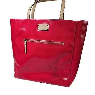 Borsa shopper Kate Spade Fulton Street Kerryn tessuto rivestito rosa caldo