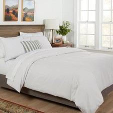 Queen/Full Duvet Cover, 600 Thread Count Sateen 3Pc Egyptian Cotton Duvet Cov...