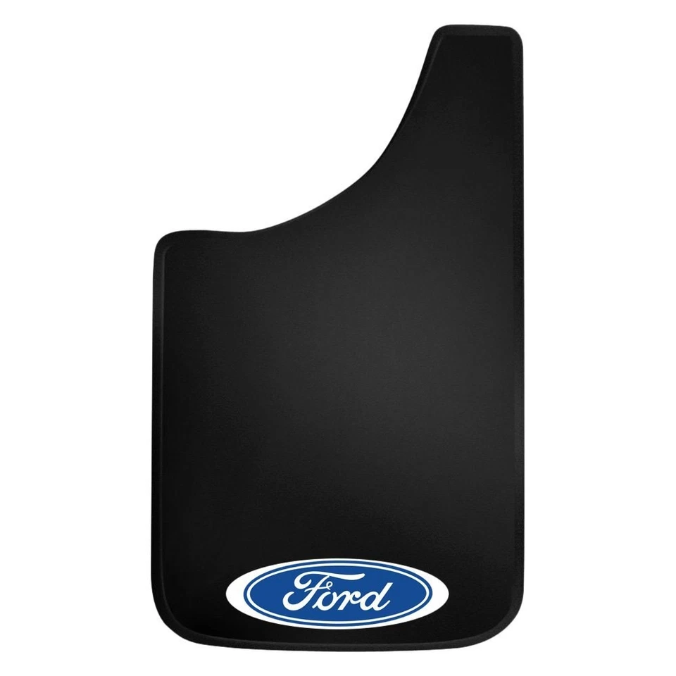 Plasticolor 000488R01 Easy Fit Black Mud Flaps w Ford Logo Foto 2 de 2
