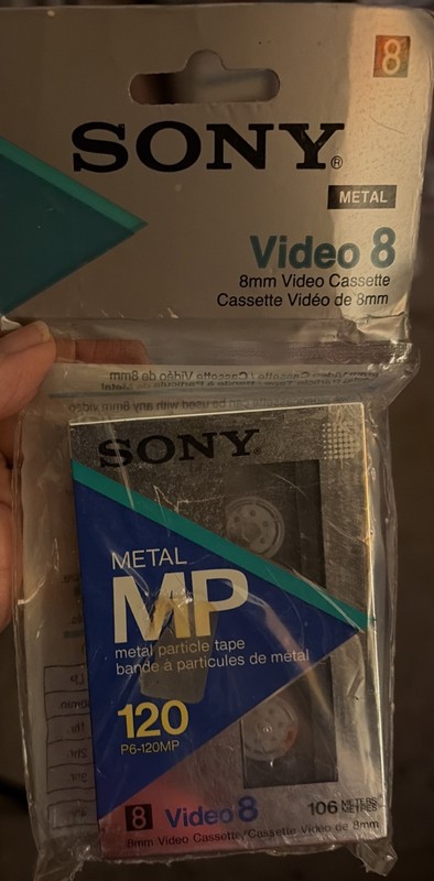 Sony, Metal MP, Video 8, 8mm, Video Cassette, 120 min BRAND NEW SEALED UNUSED