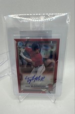 2021 Bowman Draft - Chrome Draft Pick Autograph Tyler McDonough Red Refractor /5