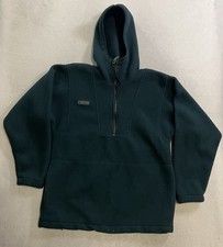 Vintage 90s Columbia Sportswear Half Zip Fleece Pullover Small Green USA Made