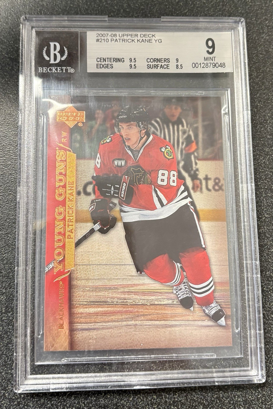 2007 Upper Deck YG Patrick Kane #210 BGS 9