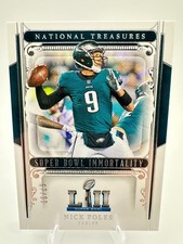 2025 Panini National Treasures Nick Foles Super Bowl Immortality 67/99
