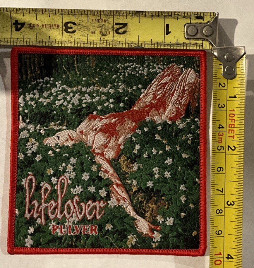 Lifelover - Pulver 4”x 4” Woven Patch [Depressive Black Metal