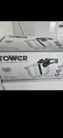 Brand New Tower 6L Stainless Steel Pressure Cooker – Sealed Box – Silver