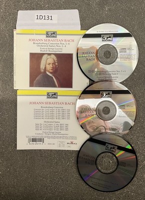 Brandenburg Concertos Nos. 1-6; Orchestral Suites Nos (3 CD Set) No Case #1D131