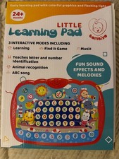 Learning Tablet for Toddlers 1-3 - Educational ABC Toy to Learn Alphabet, Music