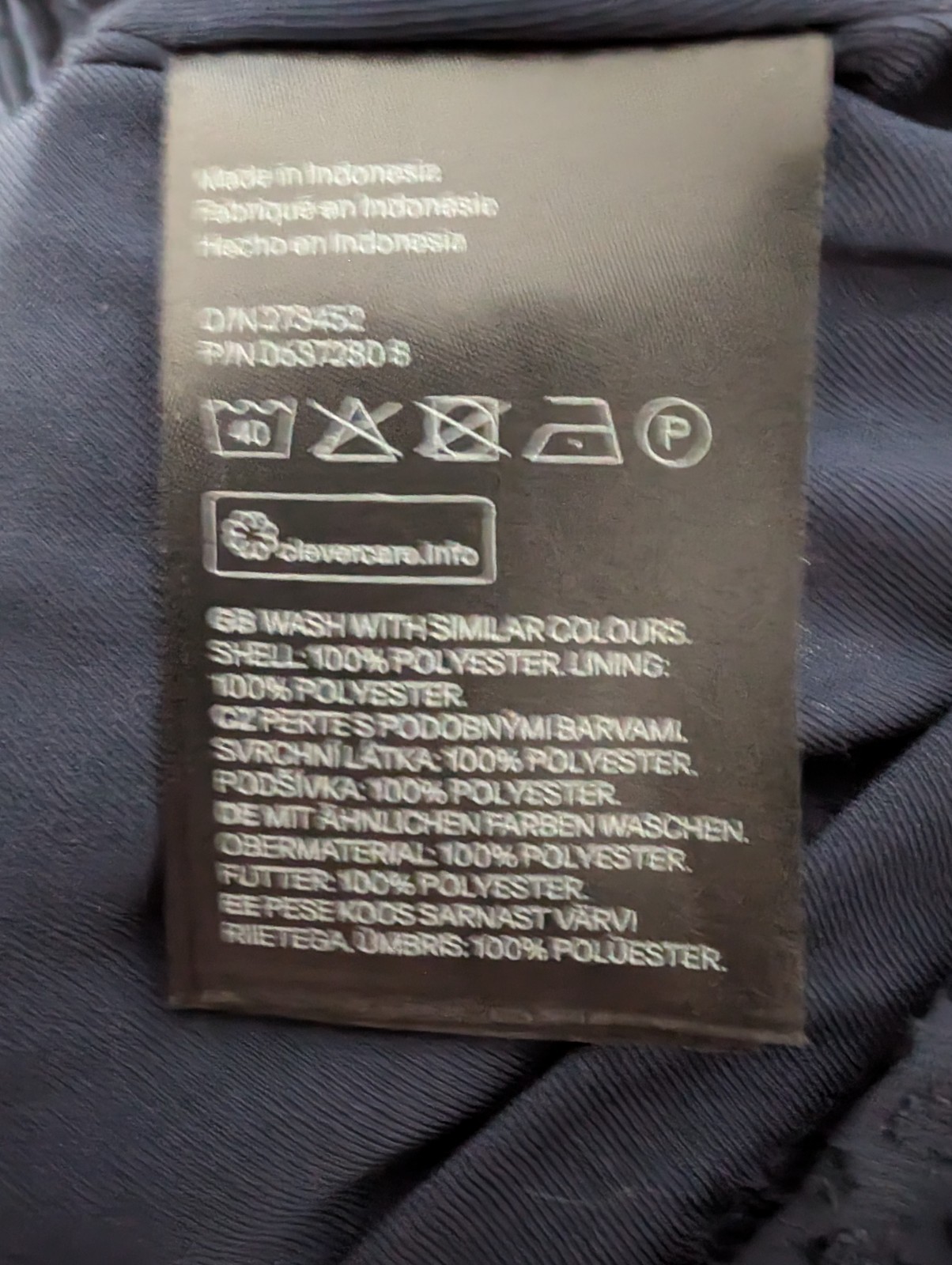 H&M Navy Blue Swiss Dot Flutter Sleeve Tie-Waist Chiffon Dress - Size 4 thumbnail 11