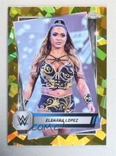 2025 Topps Chrome WWE Sapphire Gold 35/50 Elektra Lopez #95 1co7