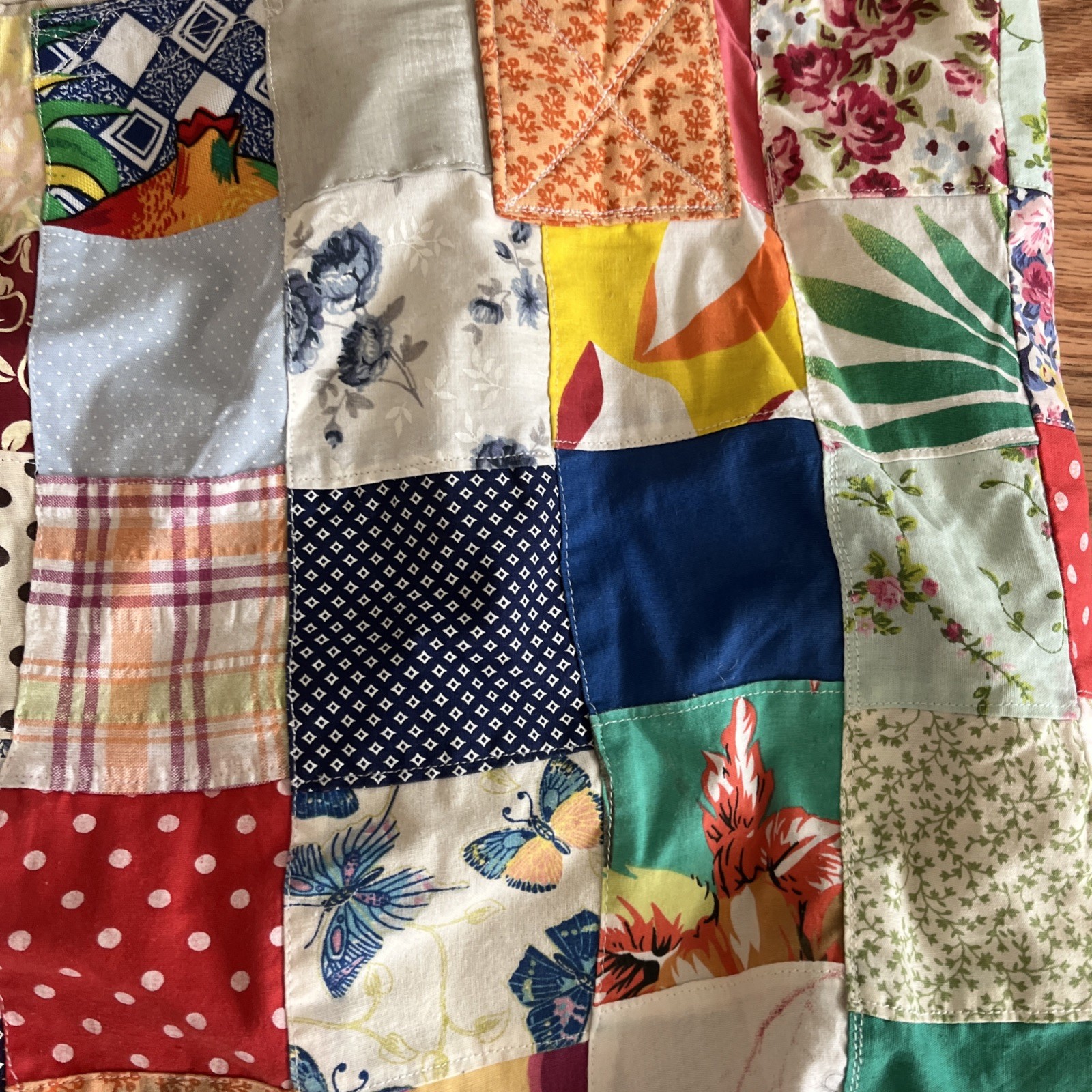 Patchwork Quilted Tote Bag Boho - image 11