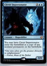 CLEVER IMPERSONATOR 82 MYTHIC COMMANDER 2019 MAGIC: THE GATHERING NEAR MINT