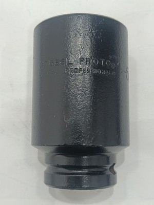 PROTO 07526L 1-5/8 IN DEEP IMPACT SOCKET 3/4 IN DRIVE 6 POINT BLACK OXIDE USA