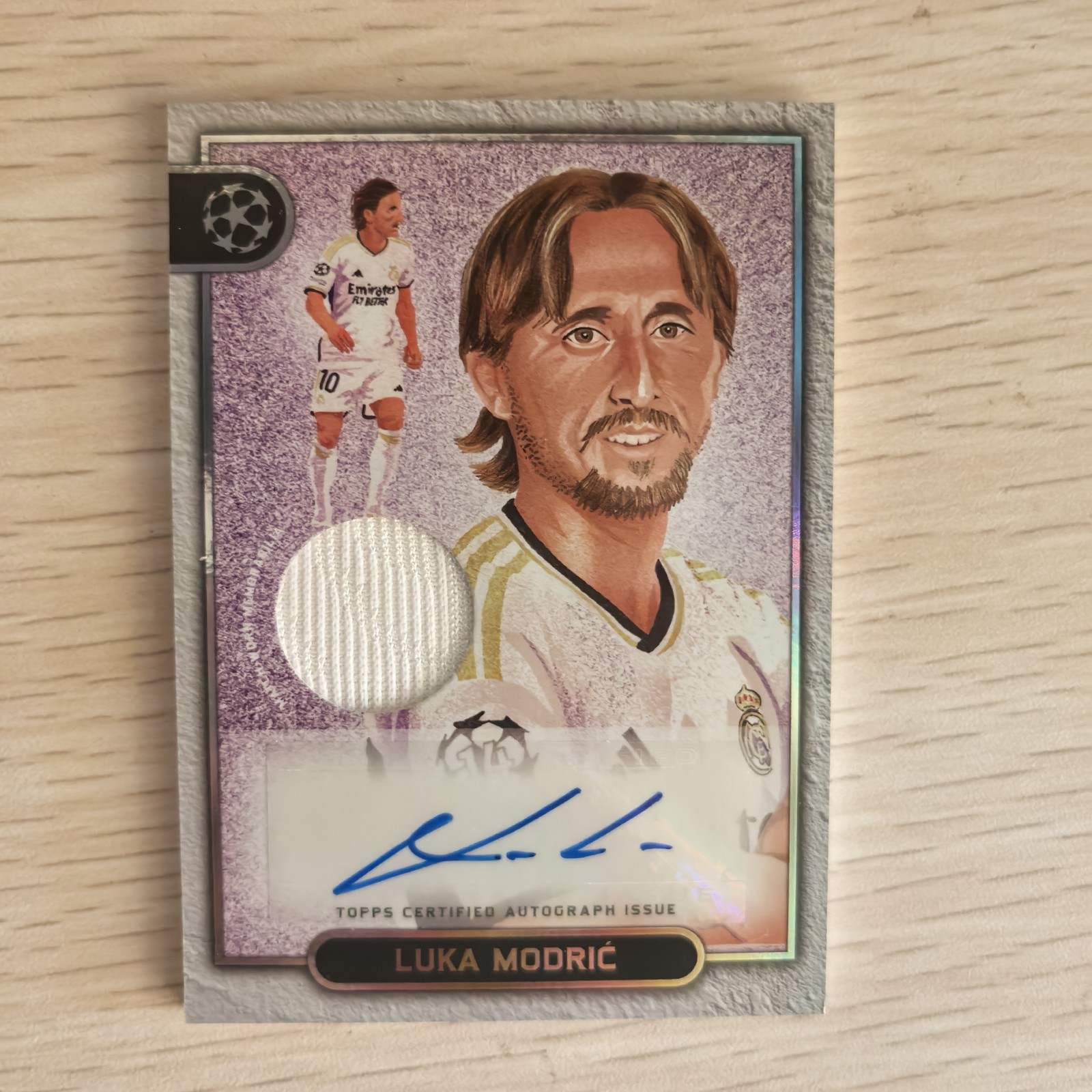 Luka Modric 2023-24 Topps Museum UCL Showpiece Signature