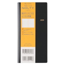 NOLTY 2026 Weekly Planner Wick 1 Black 1711 2025 December Start