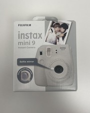 Fujifilm Instax Mini 9 Instant Camera - Smoky White Brand New