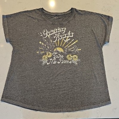 Lane Bryant Western Boho Country Casual Graphic Tee Women's Size 18/20 XL