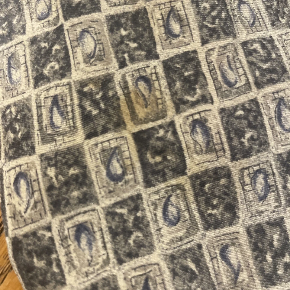 Corbata de seda geométrica GAP vintage para hombre hecha en EE. UU. Foto 3 de 4