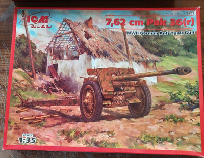 1:35 ICM 35701 7,62cm Pak 36(r)  seh selten