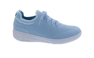 FitFlop Super-Q Knit Slip-On Laced Sneaker Sky Blue hellblau