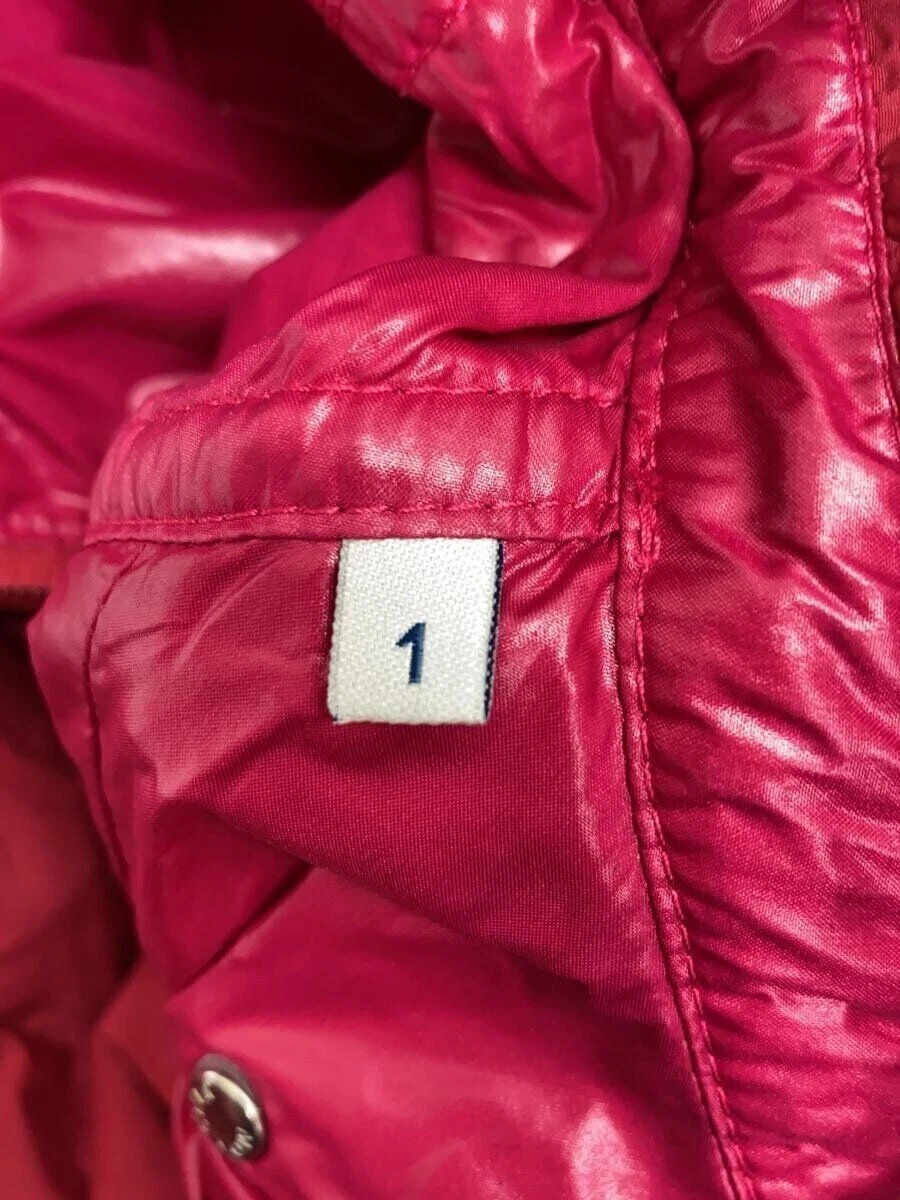 Felpa con cappuccio MONCLER altra lunga montagna 1 poliestere rosa 101 094 49396 10 usata