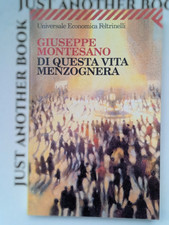 DI QUESTA VITA MENZOGNERA - Giuseppe Montesano - Romanzo