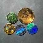 Lot Of 5 Pokémon TCG Coin's, Charizard, Blastoise, Lucario  — photo 1