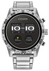 Citizen CZ Touchscreen Silver Stainless Steel Smart Watch 44MM MX1010-59X NEW