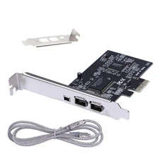 3 Ports 1394A Expansion Card PCI Express 1X to External IEEE 1394 Adapter