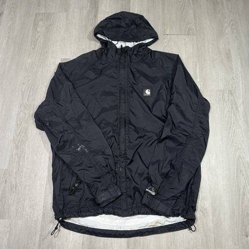 Carhartt Giacca Uomo Media Nera J219 Impermeabile Traspirante Acadia Pioggia Escursionismo