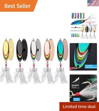 Durable Fishing Spoons with Lifelike Movement - Perfect for Trout and Bass