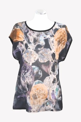 Ted Baker Damen Oberteil Gr. 36 (Ted Baker 2) Mehrfarbig Freizeit Alltag Top