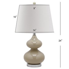 Safavieh EVA DOUBLE GOURD TABLE LAMP, Reduced Price 2172768957 LIT4086L-SET2
