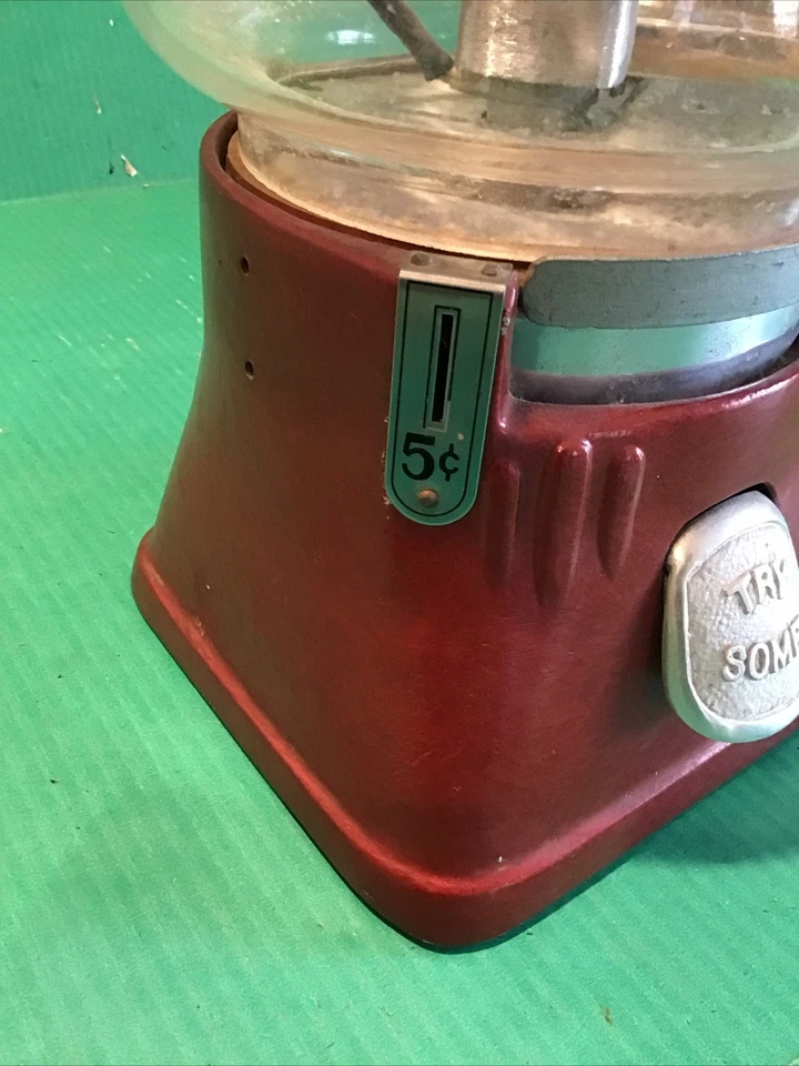 Торговый автомат Minneapolis Regal Hot Peanuts антикварный для восстановления БЕЗ КЛЮЧА без шнура - Изображение 4 из 4