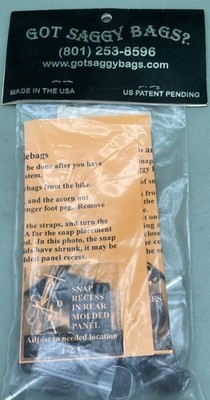 NEW GOT SAGGY BAGS 1039366 HERITAGE SOFTAIL SADDLEBAG SNAPS 2006 & UP