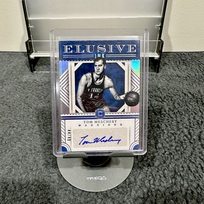 2017-18 Cornerstones Tom Meschery Elusive Ink Silver Auto /49 SP SSP Rare #EI-1