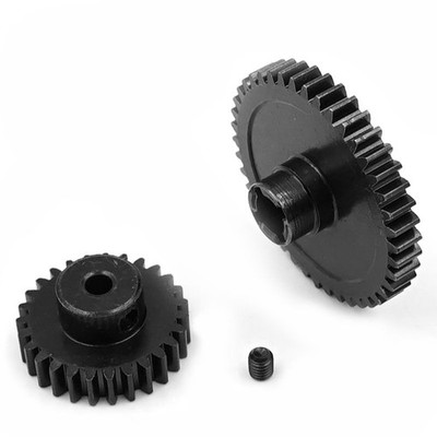 Metal Diff Main Gear 42T + Motor Gear 27T For 1/18 WLtoys A959-B A969-B A979-B K