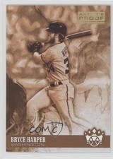 2018 Diamond Kings Sepia Variation Artist Proof Gold 83/99 Bryce Harper #78 b9e