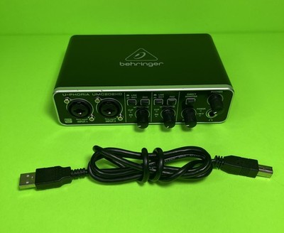 Behringer U Phoria UMC202HD USB Audio Interface W/ Cable - SAME DAY - WARRANTY
