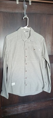 Norrona Svalbard Cotton Shirt - Men's (Medium, Gray)