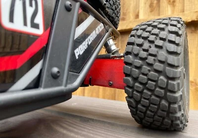 FTX DR8 1/8 Mud Dirt Shock Guard Set Protection TPU Black Red Blue + Cable Ties