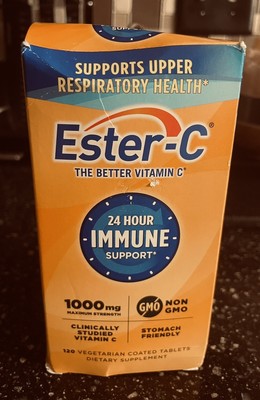 Ester-C Vitamin C 1000mg Tablets - 120 Count.