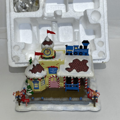 Hawthorne Village Multicolor Christmas Town Train Station Randolph's Collection