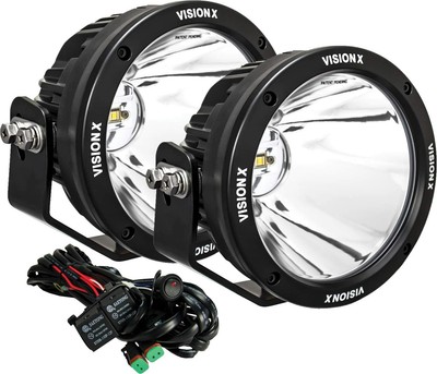 Vision X CG2 Single LED Light Cannons Kit Pair - 6.7''