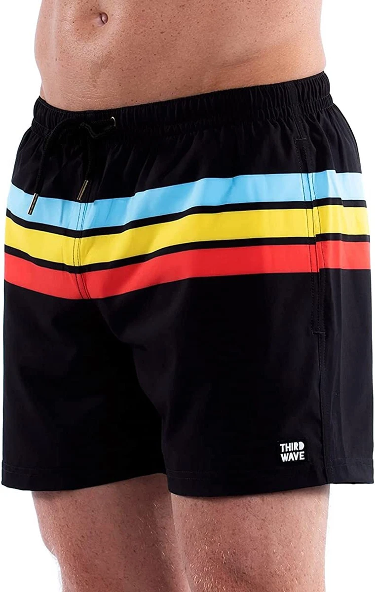 Third Wave Premium Swim Trunks Men s 5 Inch Inseam Quick Dry