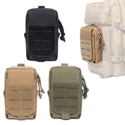 Tactical Molle EDC Pouch Waist Pack Utility Gadget Organizer Phone Holder