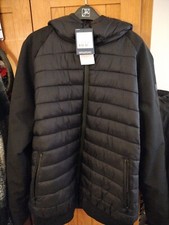 BNWT Emu Australian L'Alpina Maglierie Black Puffer Padded Jacket Size 3XL UK 56