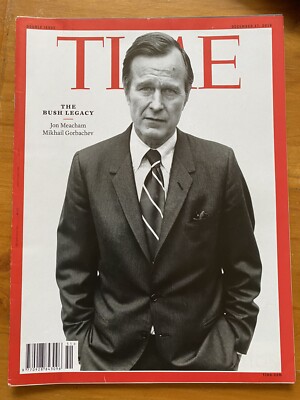 Time Magazine 2018 President George Bush 1924-2018 Gorbachev Photos No Label