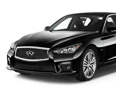 Front Chrome Silver Emblem with housing For Infiniti Q50 2014-2017 628664HB0A  - image 2 of 4