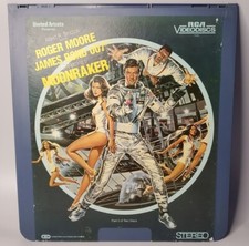 James Bond 007 Moonraker CED RCA Videodisc Part 2 Art